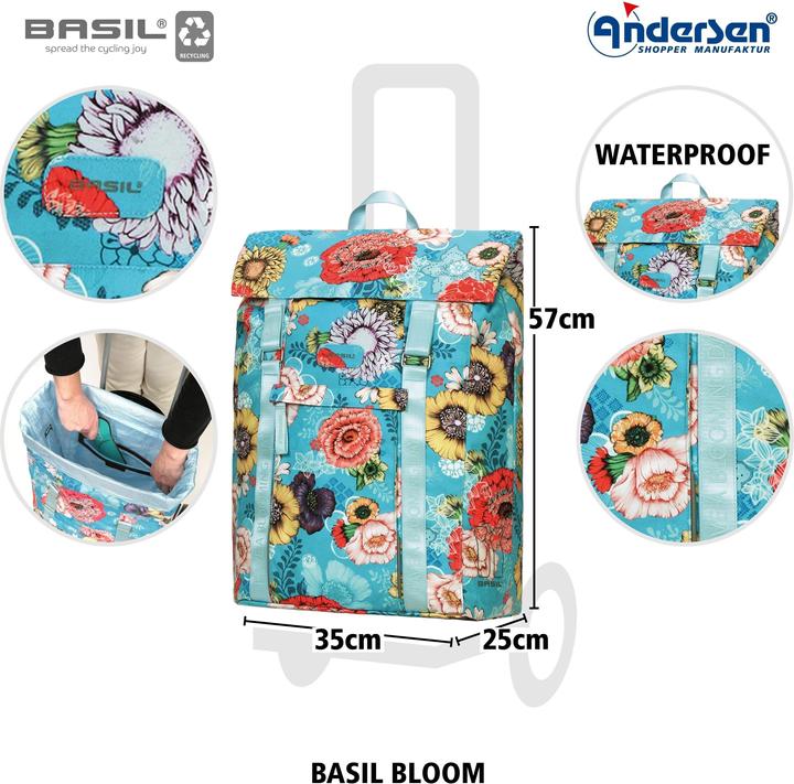 Actual product image Andersen Royal Shopper Basil Bloom