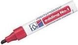 Produktbild Edding No.1 Permanent-Marker Rot Meissel (10x)