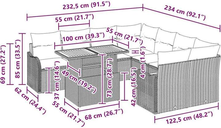 Produktbild vidaXL Alayah