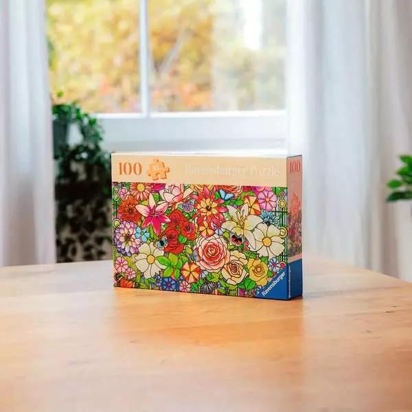 Immagine prodotto Ravensburger Puzzle 12001364 - Finestra di fiori - Puzzle per anziani e senior, con 100 (100 pezzi)
