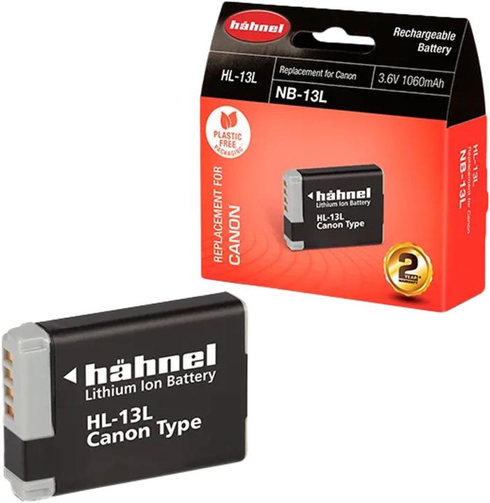 Actual product image Hähnel Replacement battery HL-13L, for Canon NB-13L (Camera battery)