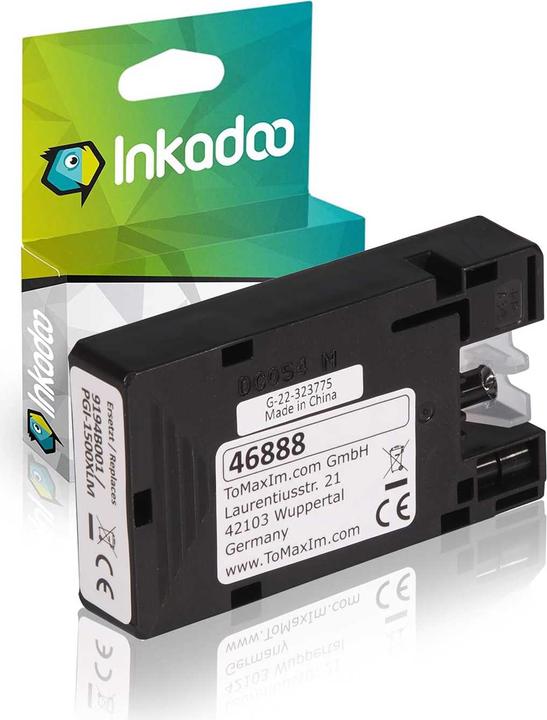 Actual product image Inkadoo compatible ink cartridge as replacement for Canon PGI-1500XL suitable for Canon Maxify MB 2000 (M)