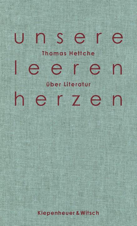 Actual product image Unsere leeren Herzen (German, Thomas Hettche, 2017)