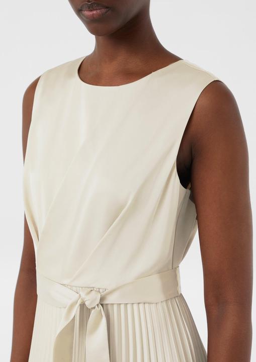 Image du produit Comma Kleid Elegantes Satinkleid mit plissiertem Rock (40)