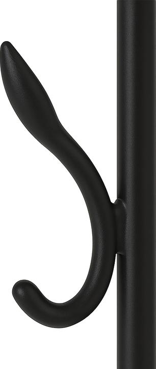 Actual product image Relaxdays - Kleiderständer auf Rollen Doppelstangen, Schwarz, 130 x 49 x 154 cm