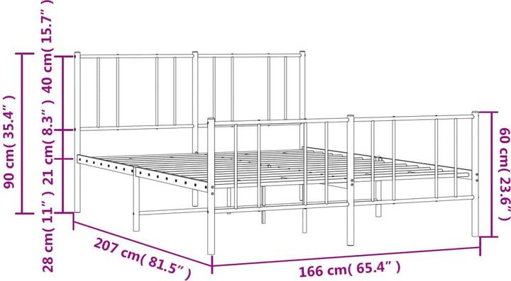 Image du produit vidaXL Bettgestell (160 x 200 cm)