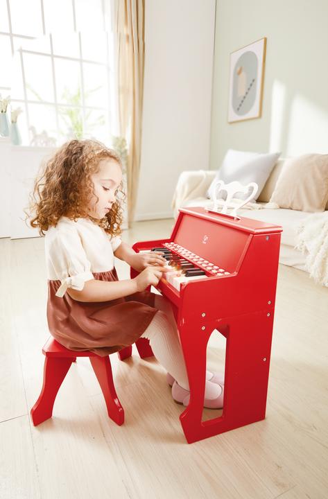 Produktbild Hape Leuchttasten-Piano mit Hocker, rot FSC