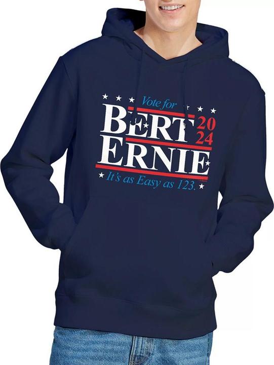 Produktbild Sesame Street Bert Ernie For President 123 Vote Kapuzenpullover (S)