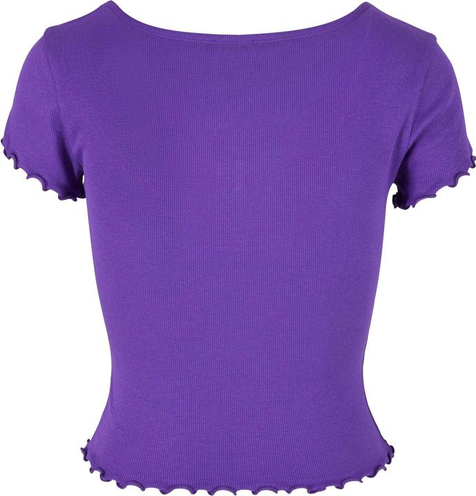 Actual product image Urban Classics Ladies Rib Babylock Tee (S)