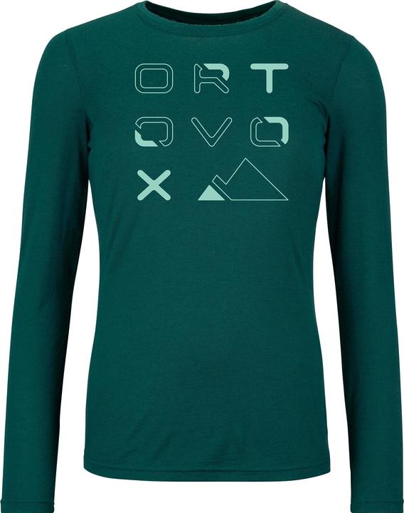 Ortovox Women's 185 Merino Brand Outline L/S