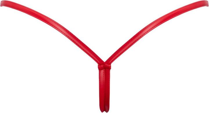 Actual product image Noir Handmade – Powerwetlook Thong – Red (S)