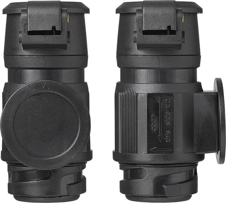 Actual product image ProPlus Adapter from System Jaeger to System Multicon West 13-pole in blister pack