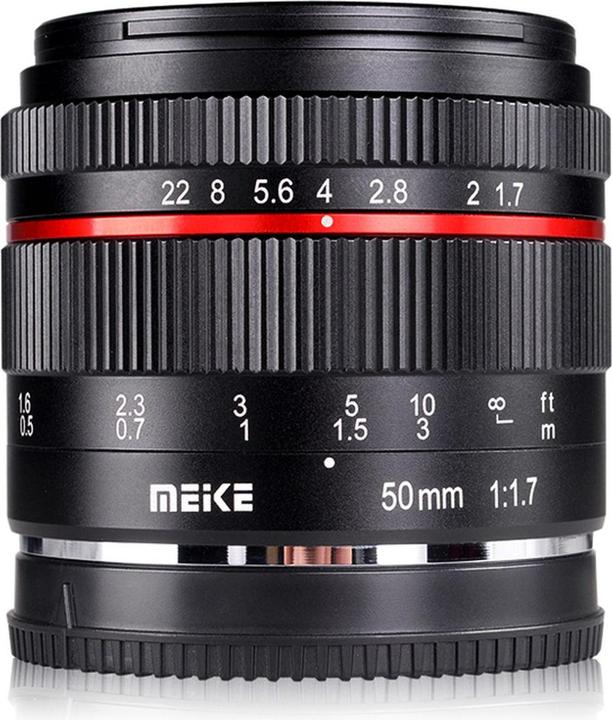 Meike 50mm f/1.7, Sony E (Sony E, Volledig formaat)