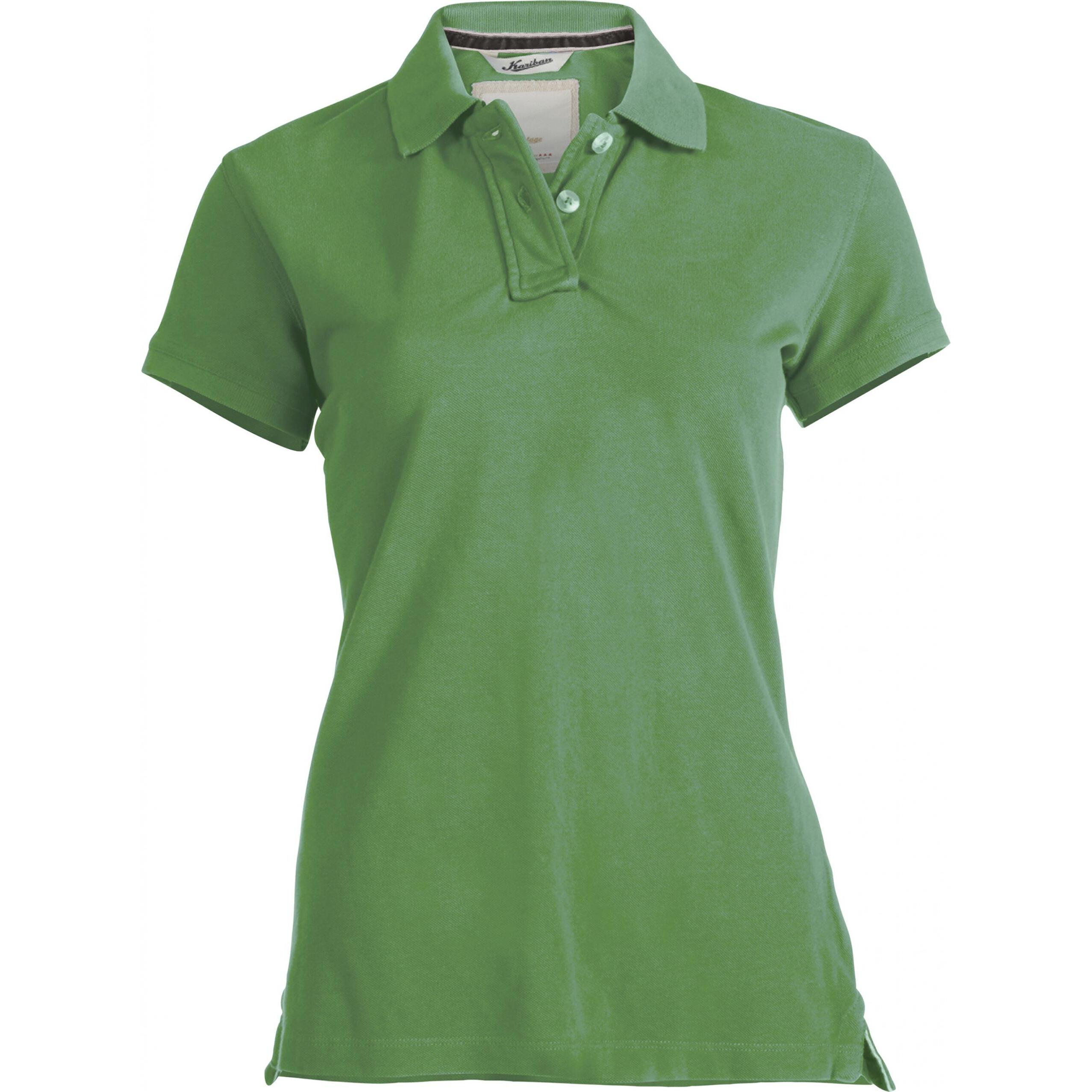 Kariban, Damen, Shirt, Polo-Shirt Damen, Grün, (M)