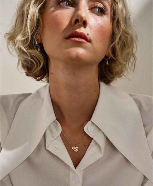 Actual product image Skagen Kette ANJA HEARTS (Brass, 41 cm)