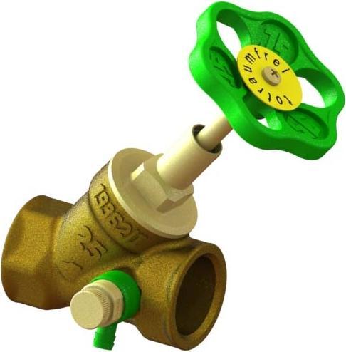 Produktbild Schlosser Schlösser Schrägsitzventil 1410 DN 25, Rp 1, m Entleer., steig. Spindel