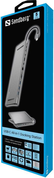 Produktbild Sandberg All-in-1 (USB-C, 8 Ports)