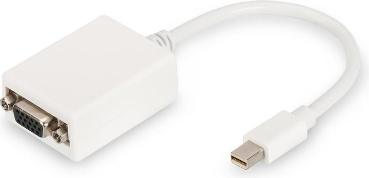 Produktbild Digitus DisplayPort Adapterkabel, mini DP - HD15 St/Bu DP, CE, we (Mini DP, 15 cm)