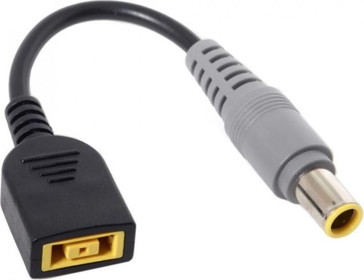 Produktbild PowerGuard Lenovo IBM Thinkpad Square Stecker zu Rund Barrel DC Stecker 7.9 mm Adapter