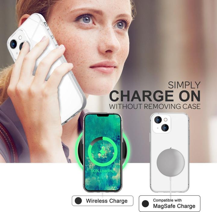 Produktbild Nalia Klare Transparente Silikon Hülle (Apple iPhone 14 Plus)