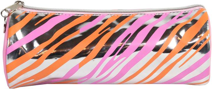 Ancor School Pencil Case Round B'LOG PINK ZEBRA