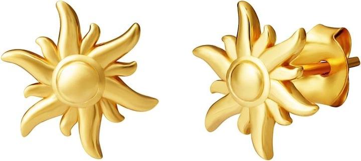 Immagine prodotto Glanzstücke München Ohrstecker Sterling Silber gelbgold - 38158 (Argento 100%)