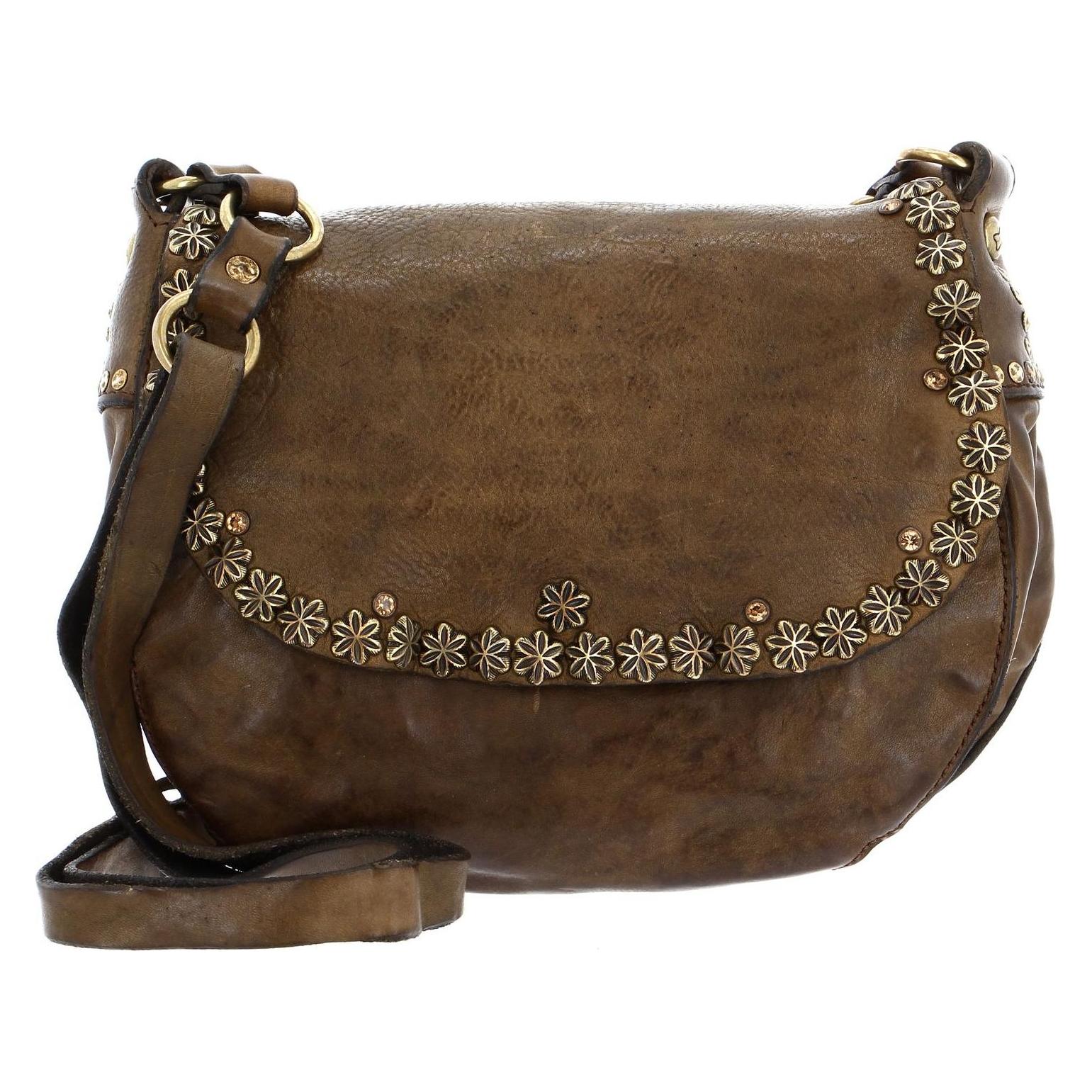 Campomaggi, Damen, Handtasche, Shoulder Bag, Grün