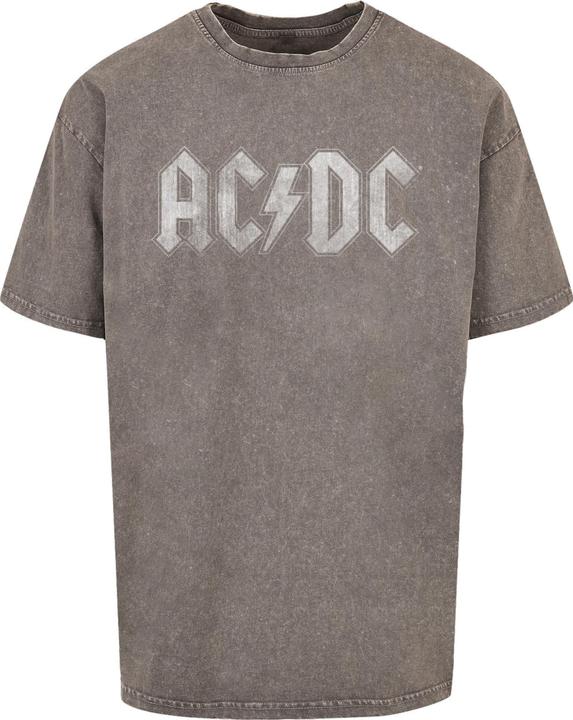 Produktbild Merchcode ACDC - Logo Acid Washed Oversize Tee - 165697 (XL)