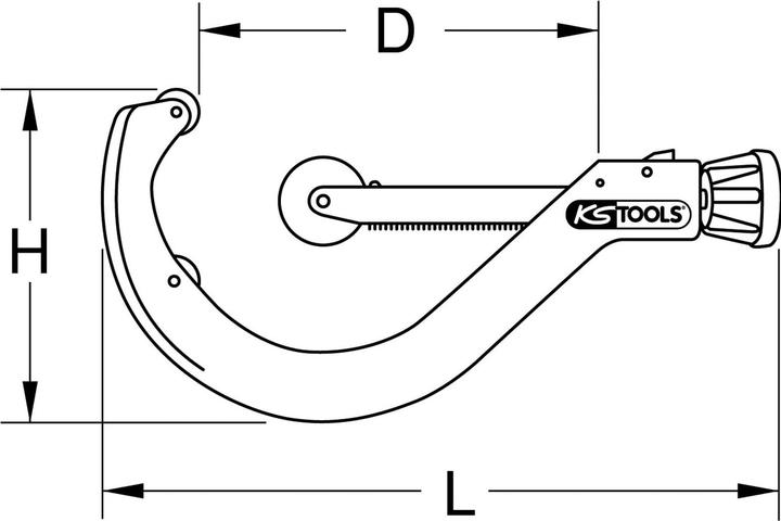Actual product image KS Tools Automatic pipe cutter (385 mm)