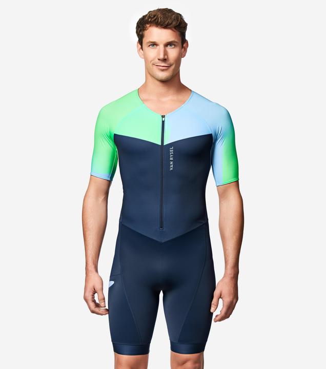 Van rysel Combinaison Trifonction Triathlon Courte Distance Manches Courtes Homme
