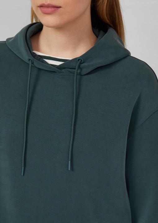 Produktbild s.Oliver Sweatshirt Scuba-Hoodie mit Seitenschlitzen (48)