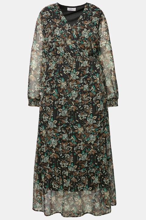 Produktbild Studio Untold Maxikleid, A-Line, Flower Print, Wrap-Effekt (46, 48)