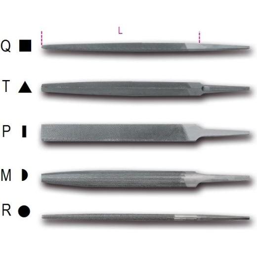 BETA, Raspa + Lima, 017180135 1718D8/P Flache Bastardfeilen, ohne Griff