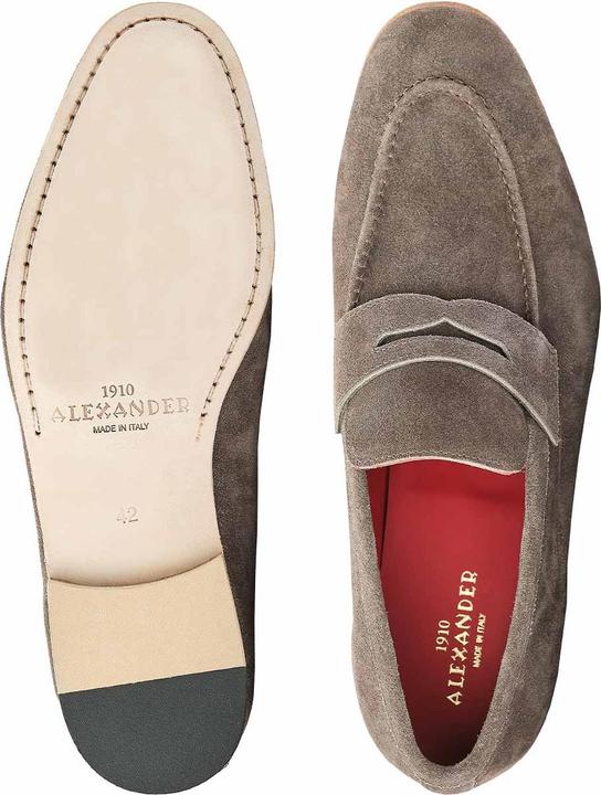 Immagine prodotto Alexander 1910 Cannes Moccasin - Brown Suede (45)