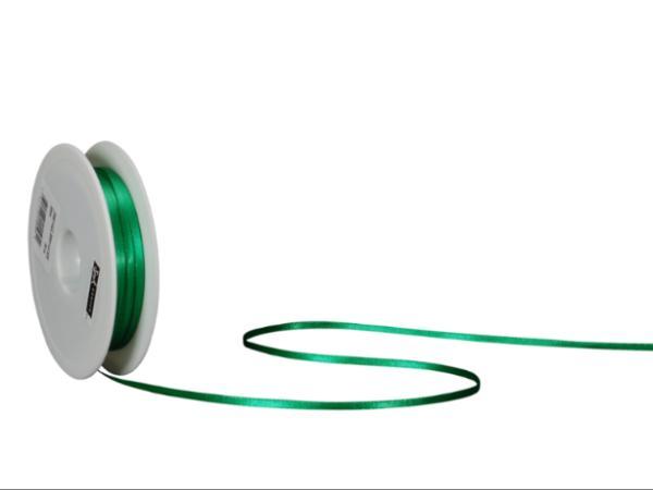 Produktbild Spyk Geschenkband Satin 3 mm x 50 m, Grün (1x)