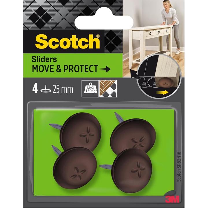 Actual product image Scotch Chair glider nail (Gliding nail, 4 Piece)