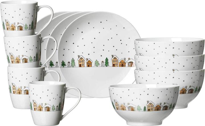 Produktbild Ritzenhoff & Breker Winterdorf Frühstücks-Set (12 Stk.)