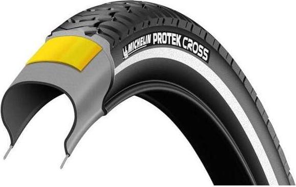 Produktbild Michelin Protek Cross Fahrradreifen 28" Draht Reflex (28 x 1.25, 37-622)