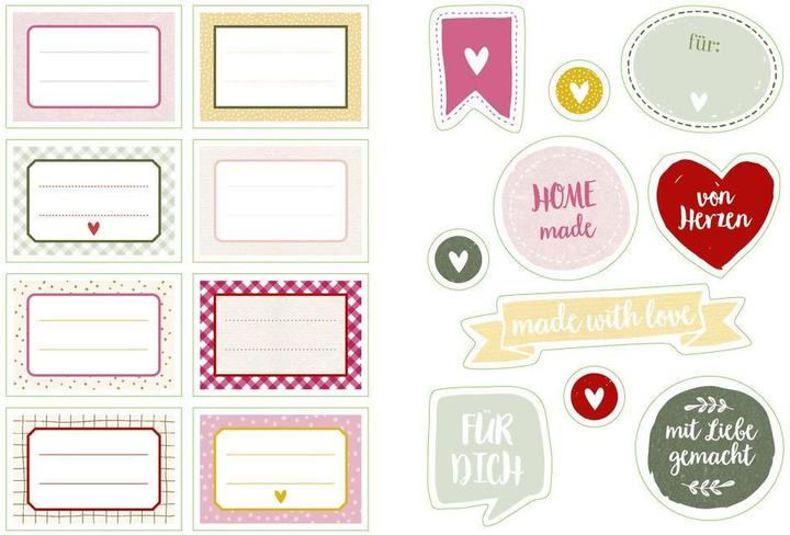 Produktbild Deko-Sticker, Kirschen (Küchenpapeterie (100 Sticker)
