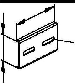 Actual product image Niedax Longitudinal connector KLVB 60/4 (0.11 m)