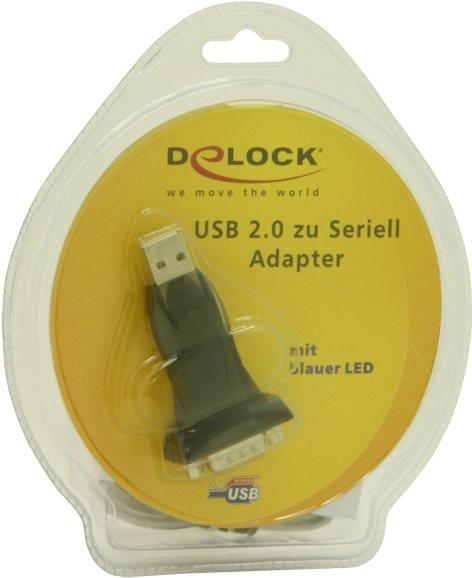 Actual product image Delock USB 2.0 to Serial Adapter (USB 2.0, DB9F, 16 cm)