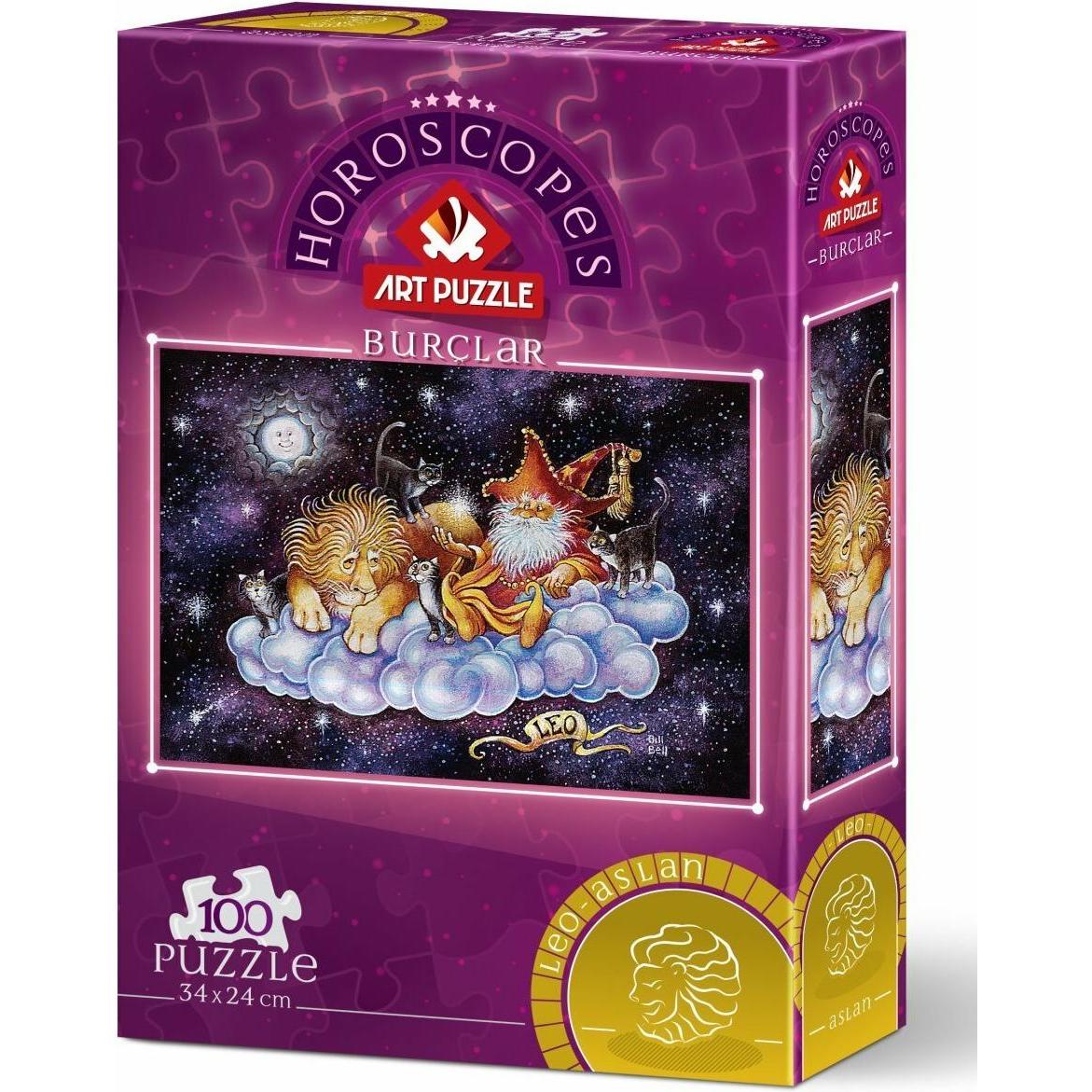 Art Puzzle Puzzle Tierkreiszeichen: Löwe 100 Teile (100 Teile)