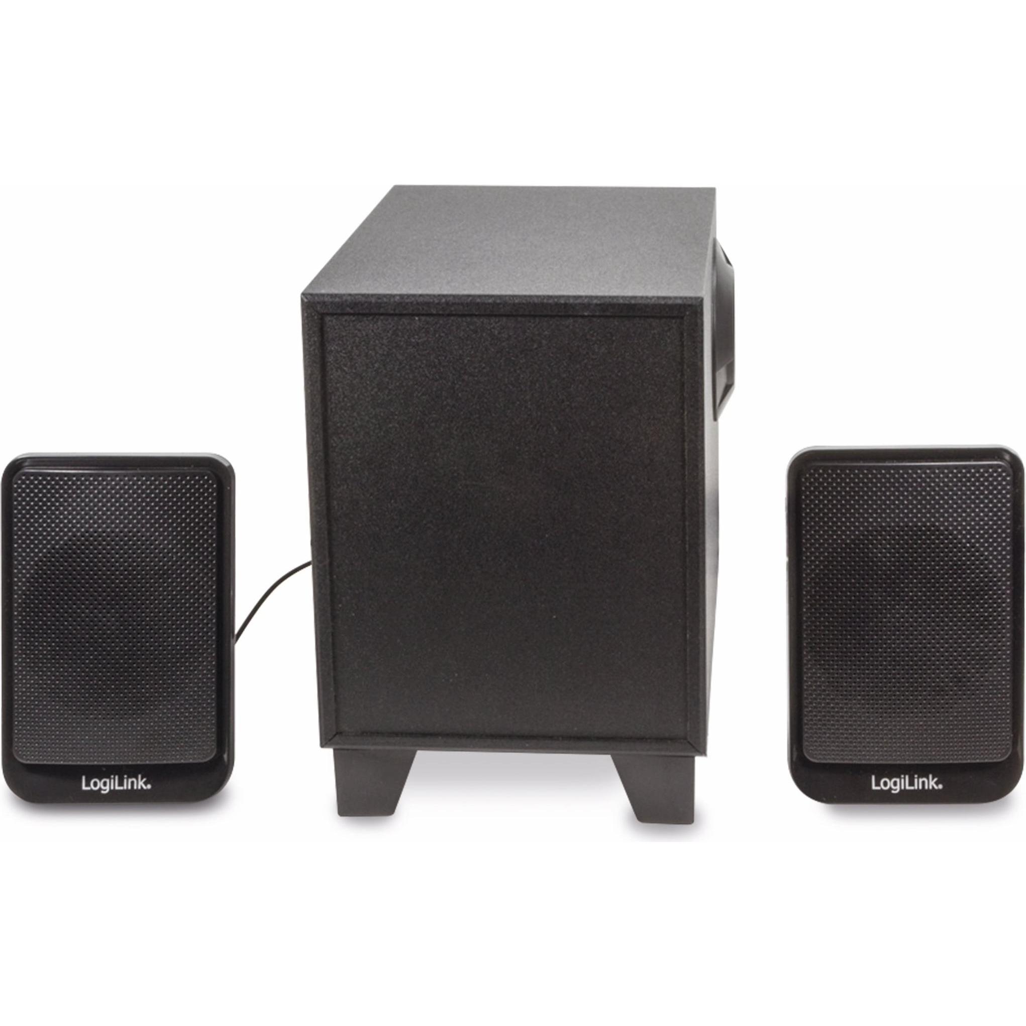 Thumbnail - LogiLink 2.1 Lautsprecher mit Subwoofer, PC Lautsprecher, Schwarz