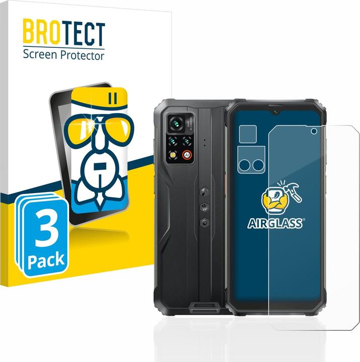 Actual product image BROTECT AirGlass Glass (3 pcs., Blackview BV9200)