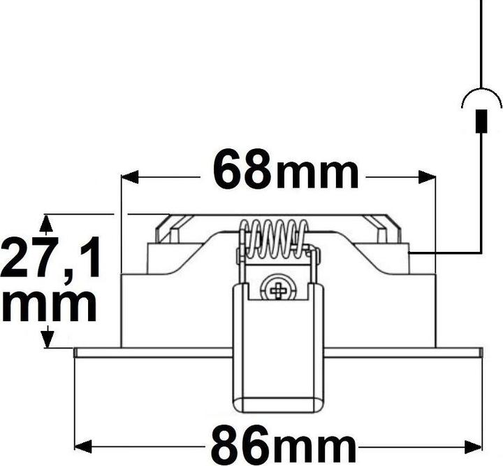 Immagine prodotto Isoled Spot da incasso a LED Slim68 (840 lm)