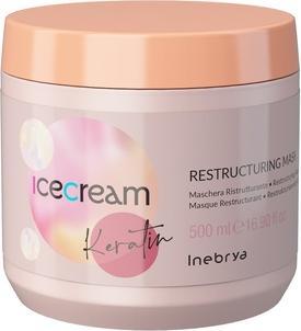 Produktbild Inebrya Ice Cream Keratin keratynowa restrukturyzująca maska do włosów 500ml (500 ml)