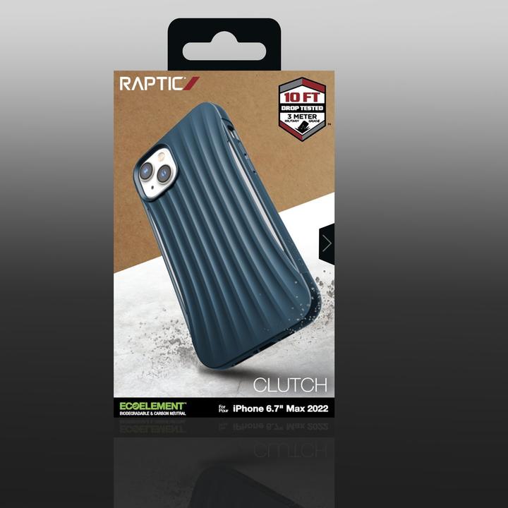 Actual product image X-Doria Raptic Clutch Case iPhone 14 Plus Back Cover Blue (Apple iPhone 14 Plus)