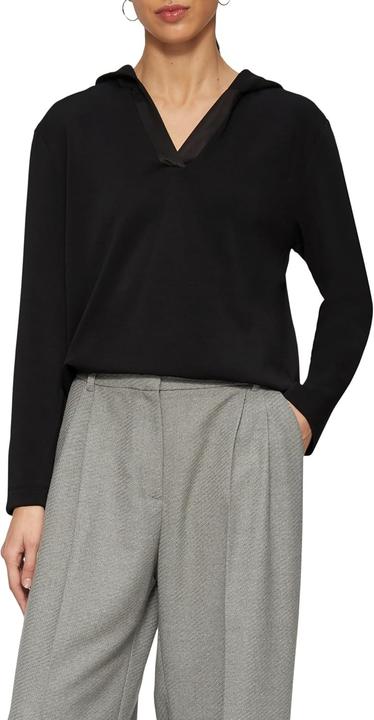 Produktbild s.Oliver Sweatshirt Kapuzenshirt aus Sweat mit Satin-Details (40)