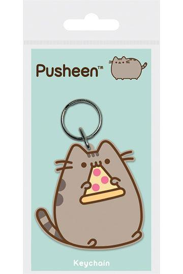 Actual product image Pyramid Pusheen Rubber Keychain Pizza 6 cm