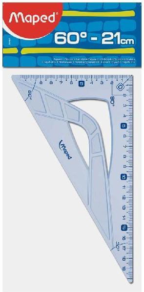 Image du produit Maped Triangle à dessin Geometric 60 degrés, longueur de la caténaire:210 mm (21 cm, Matières plastiques)